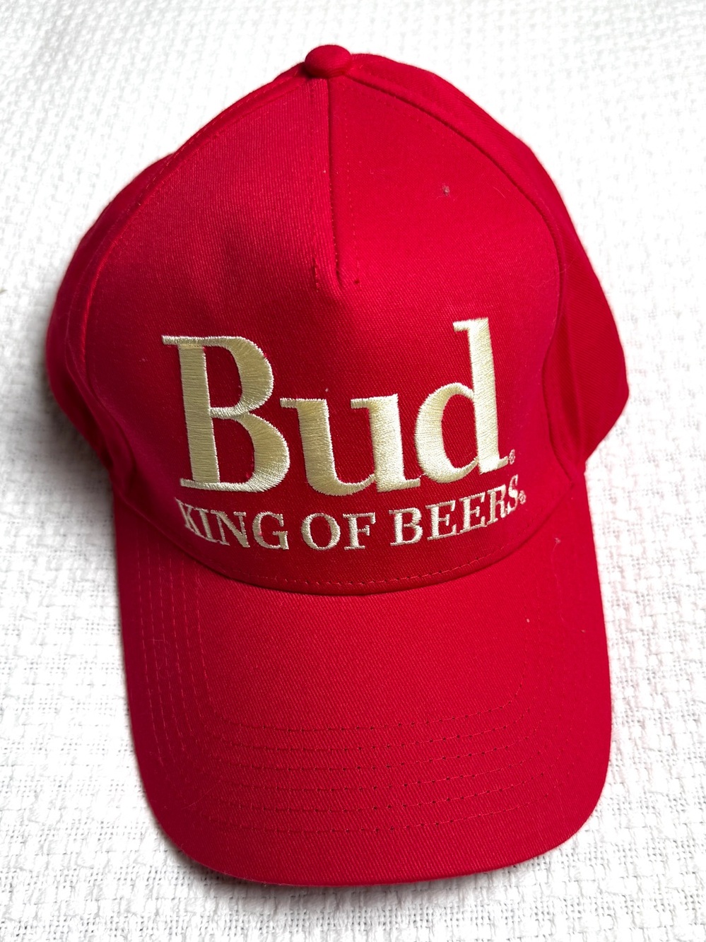 Budweiser x PacSun King of Beers Red Snapback Hat BBQ Cap